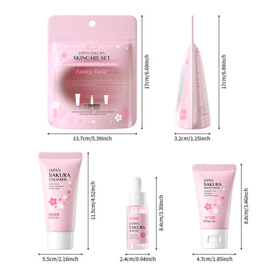 Japanese Cherry Blossom Skincare Set