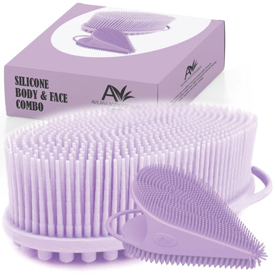 Avilana Body and Face Scrubber Combo
