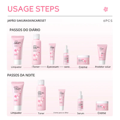 LAIKOU Cherry Blossom Skincare Set