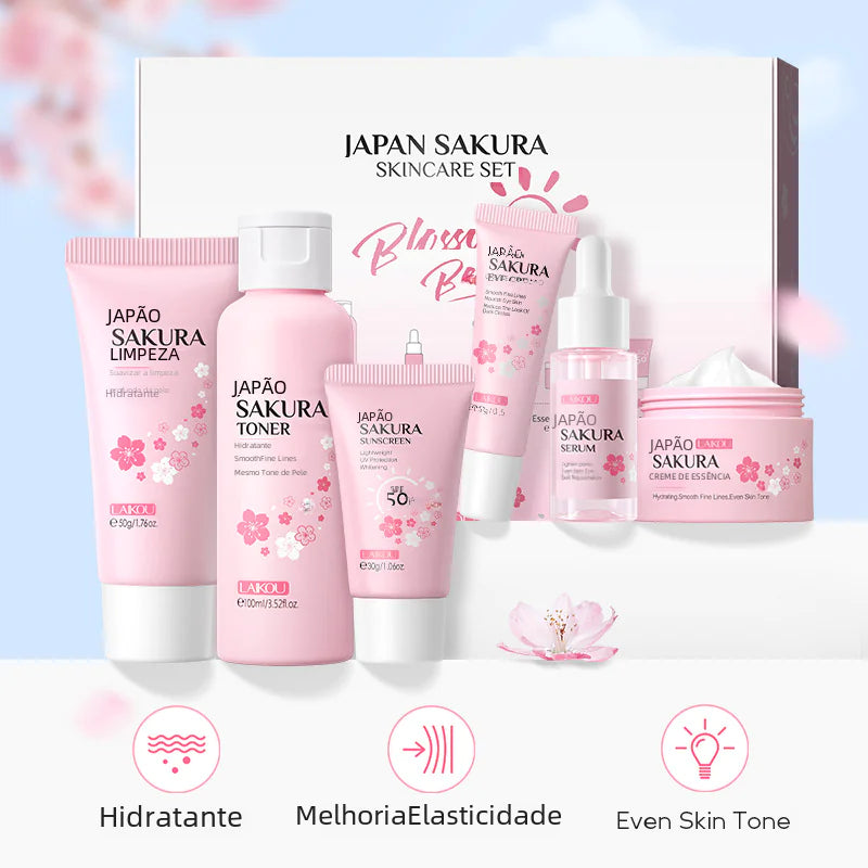 LAIKOU Cherry Blossom Skincare Set