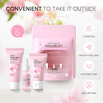Japanese Cherry Blossom Skincare Set