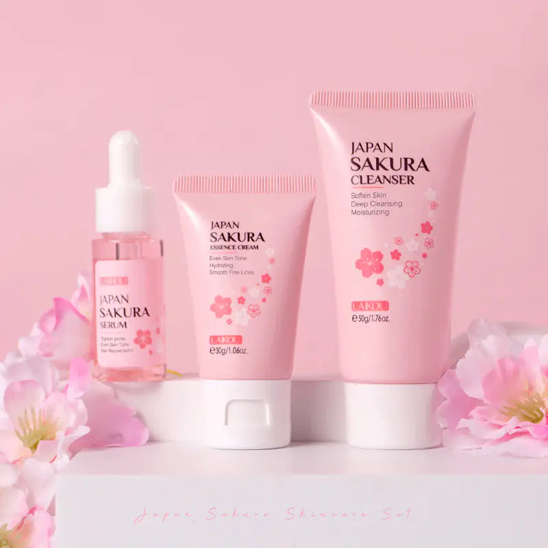 Japanese Cherry Blossom Skincare Set